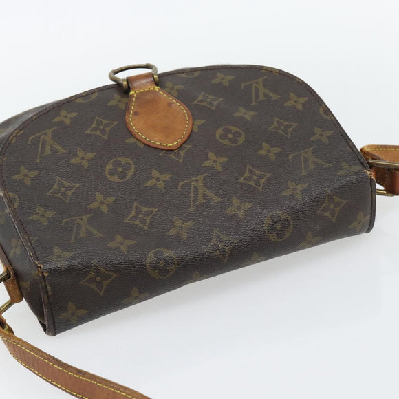 LOUIS VUITTON Monogram Saint Cloud GM Schoudertas M51242 LV Auth 182830