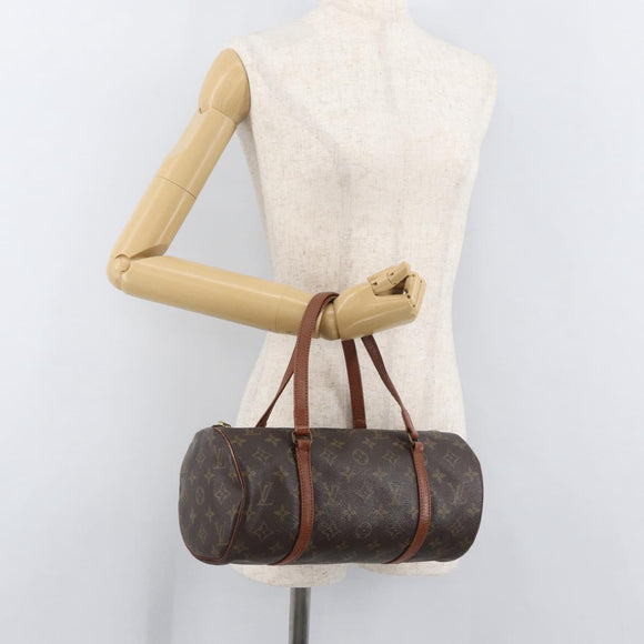 LOUIS VUITTON Monogram Papillon 30 Hand Bag M51385 LV Auth 182831
