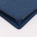 LOUIS VUITTON Epi Trousse Toilette15 Etui Blauw LV Auth 182832-15