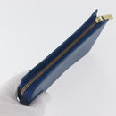 LOUIS VUITTON Epi Trousse Toilette15 Etui Blauw LV Auth 182832-5