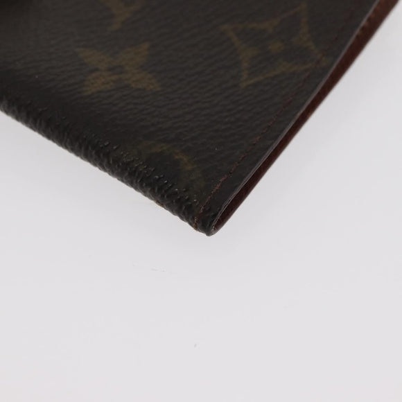 LOUIS VUITTON Monogram Porto Cartes Crdit Pression Card Case M60937 Auth 182835