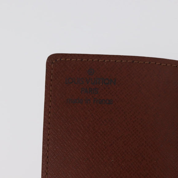 LOUIS VUITTON Monogram Porto Cartes Crdit Pression Card Case M60937 Auth 182835