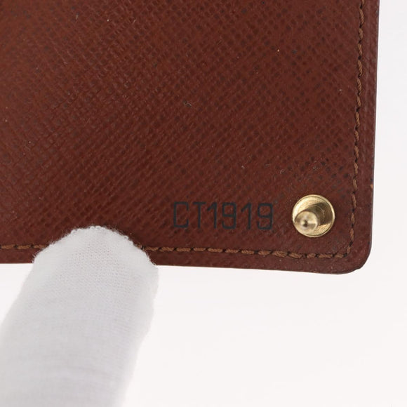 LOUIS VUITTON Monogram Porto Cartes Crdit Pression Card Case M60937 Auth 182835