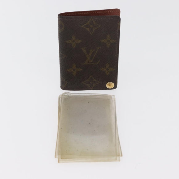 LOUIS VUITTON Monogram Porto Cartes Crdit Pression Card Case M60937 Auth 182835