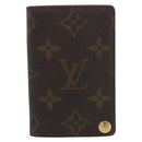LOUIS VUITTON Monogram Porto Cartes Crdit Pression Card Case M60937 Auth 182835-2