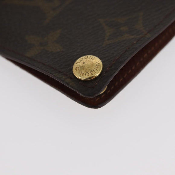 LOUIS VUITTON Monogram Porto Cartes Crdit Pression Card Case M60937 Auth 182835