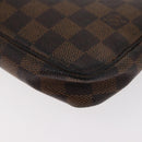 LOUIS VUITTON Damier Ebene Pochette Accessoires Pouch N41206 LV Auth 182838-14