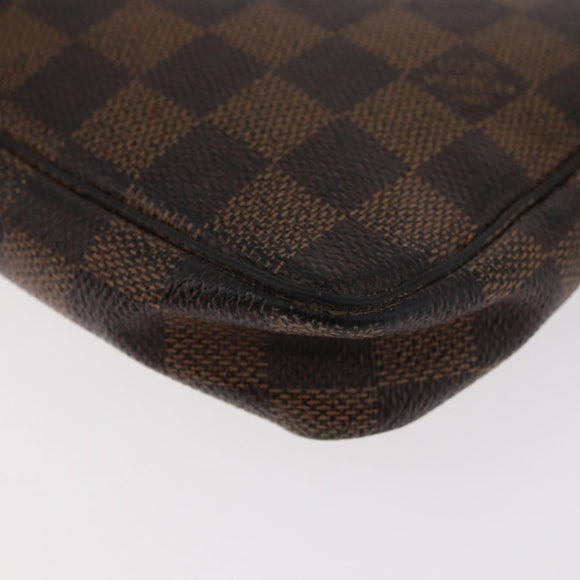 LOUIS VUITTON Damier Ebene Pochette Accessoires Pouch N41206 LV Auth 182838