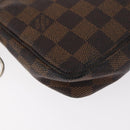 LOUIS VUITTON Damier Ebene Pochette Accessoires Pouch N41206 LV Auth 182838-15