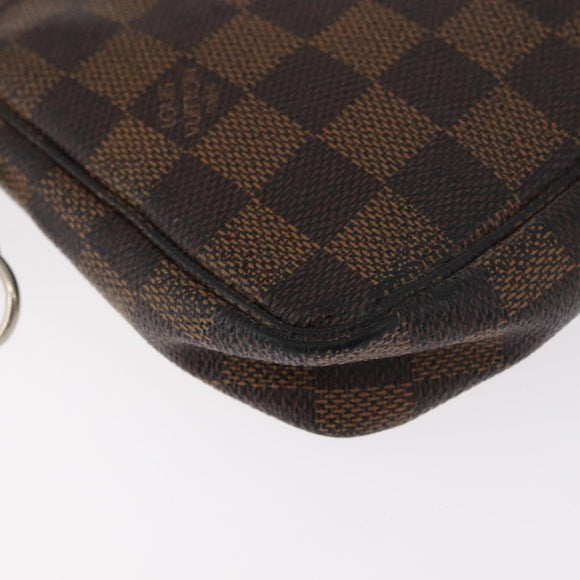 LOUIS VUITTON Damier Ebene Pochette Accessoires Pouch N41206 LV Auth 182838