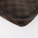 LOUIS VUITTON Damier Ebene Pochette Accessoires Pouch N41206 LV Auth 182838-16
