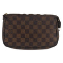 LOUIS VUITTON Damier Ebene Pochette Accessoires Pouch N41206 LV Auth 182838-13