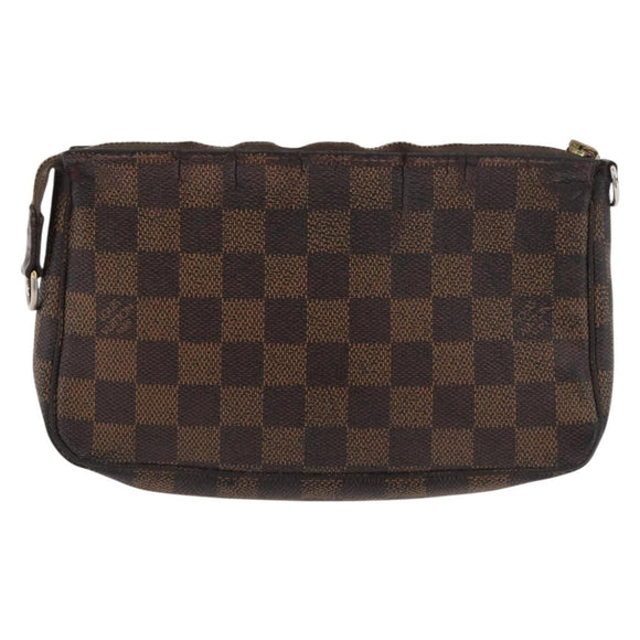 LOUIS VUITTON Damier Ebene Pochette Accessoires Pouch N41206 LV Auth 182838