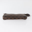 LOUIS VUITTON Damier Ebene Pochette Accessoires Pouch N41206 LV Auth 182838-7