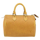 LOUIS VUITTON Epi Speedy 25 Hand Bag Tassili Yellow M43019 LV Auth 182845-13