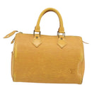 LOUIS VUITTON Epi Speedy 25 Hand Bag Tassili Yellow M43019 LV Auth 182845-2