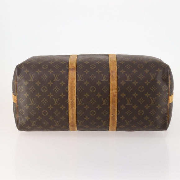 LOUIS VUITTON Monogram Keepall Bandouliere 50 Boston Tasche M41416 LV Auth 182846