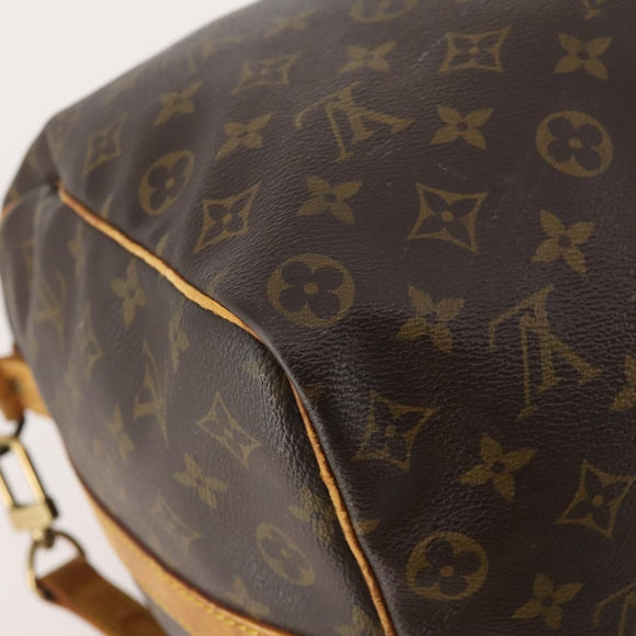 LOUIS VUITTON Monogram Keepall Bandouliere 50 Boston Tasche M41416 LV Auth 182846