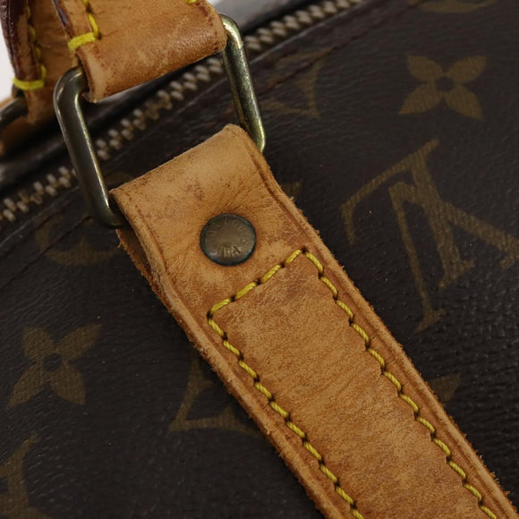 LOUIS VUITTON Monogram Keepall Bandouliere 50 Boston Tasche M41416 LV Auth 182846
