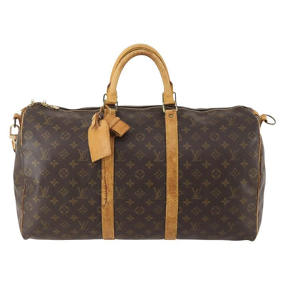 LOUIS VUITTON Monogram Keepall Bandouliere 50 Boston Bag M41416 LV Auth 182846 - 0