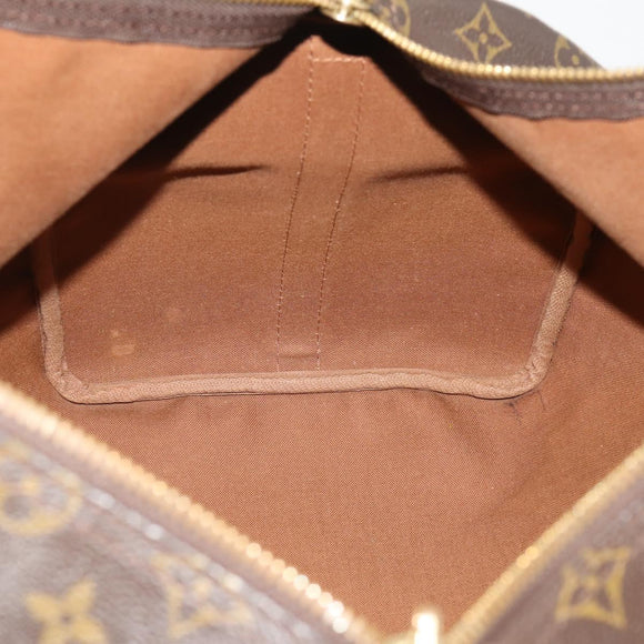 LOUIS VUITTON Monogram Keepall Bandouliere 50 Boston Tasche M41416 LV Auth 182846