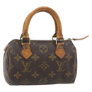 LOUIS VUITTON Monogram Mini Speedy Hand Bag M41534 LV Auth 182849-1