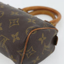 LOUIS VUITTON Monogram Mini Speedy Hand Bag M41534 LV Auth 182849-15