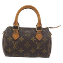 LOUIS VUITTON Monogram Mini Speedy Hand Bag M41534 LV Auth 182849-13