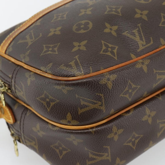 LOUIS VUITTON Monogram Reporter PM Shoulder Bag M45254 LV Auth 182851