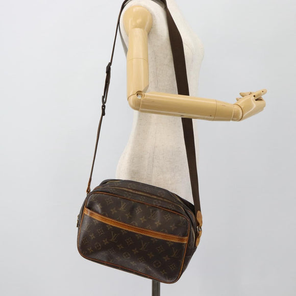 LOUIS VUITTON Monogram Reporter PM Shoulder Bag M45254 LV Auth 182851
