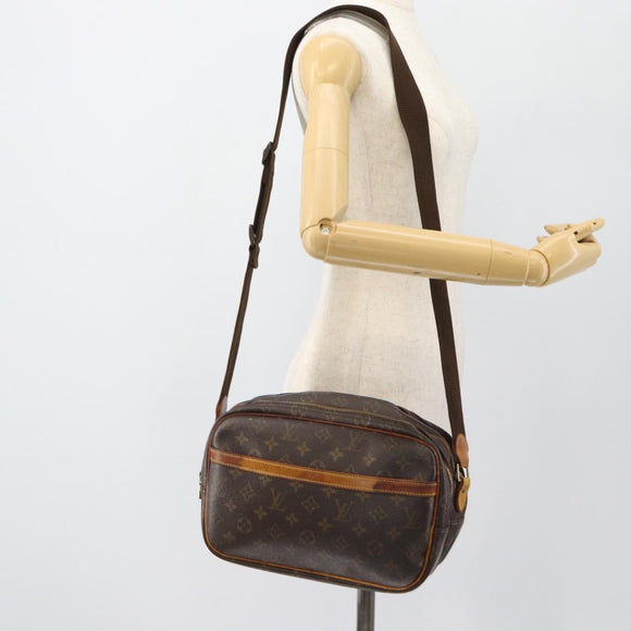 LOUIS VUITTON Monogram Reporter PM Shoulder Bag M45254 LV Auth 182852