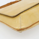 LOUIS VUITTON Monogram Vernis Thompson Street Tas Beige M91301 LV Auth 182856-15