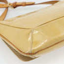 LOUIS VUITTON Monogram Vernis Thompson Street Tas Beige M91301 LV Auth 182856-17