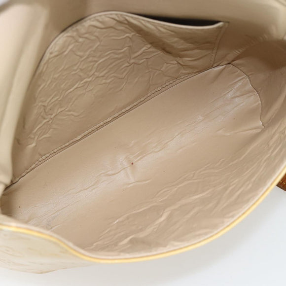 LOUIS VUITTON Monogram Vernis Thompson Street Tas Beige M91301 LV Auth 182856