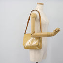 LOUIS VUITTON Monogram Vernis Thompson Street Tas Beige M91301 LV Auth 182856-21