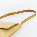 LOUIS VUITTON Monogram Vernis Thompson Street Tas Beige M91301 LV Auth 182856-8