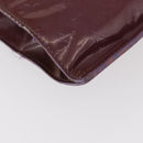 LOUIS VUITTON Monogram Vernis Stanton Tote Bag Purple Viole M91079 Auth 182857-12