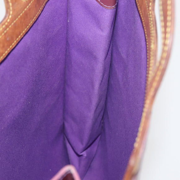 LOUIS VUITTON Monogram Vernis Stanton Tote Bag Purple Viole M91079 Auth 182857