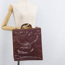 LOUIS VUITTON Monogram Vernis Stanton Tote Bag Purple Viole M91079 Auth 182857-19