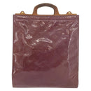 LOUIS VUITTON Monogram Vernis Stanton Tote Bag Purple Viole M91079 Auth 182857-2