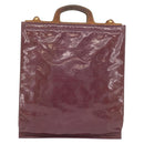 LOUIS VUITTON Monogram Vernis Stanton Tote Bag Purple Viole M91079 Auth 182857-3