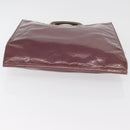 LOUIS VUITTON Monogram Vernis Stanton Tote Bag Purple Viole M91079 Auth 182857-9