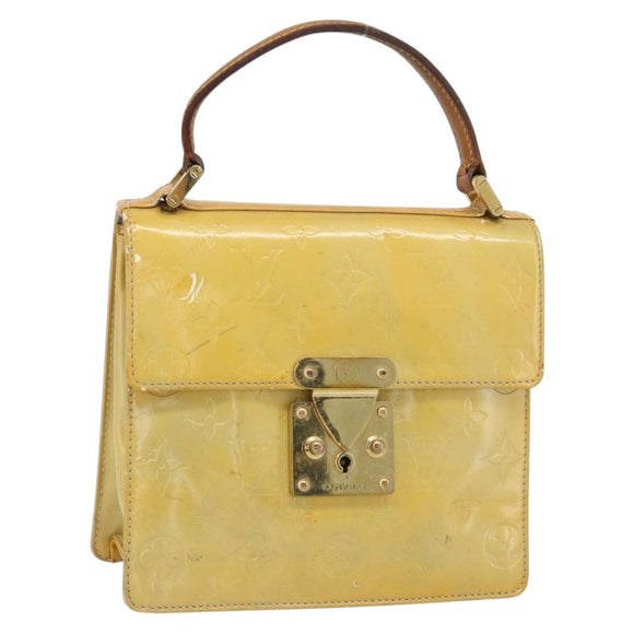 LOUIS VUITTON Monogram Vernis Spring Street Handtas Gris M91029 LV Auth 182858