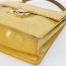 LOUIS VUITTON Monogram Vernis Spring Street Handtas Gris M91029 LV Auth 182858-9