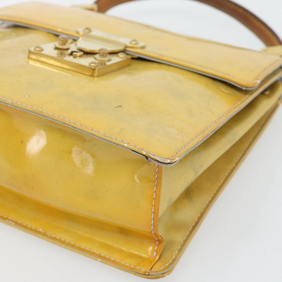 LOUIS VUITTON Monogram Vernis Spring Street Handtas Gris M91029 LV Auth 182858
