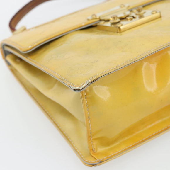 LOUIS VUITTON Monogram Vernis Spring Street Handtas Gris M91029 LV Auth 182858