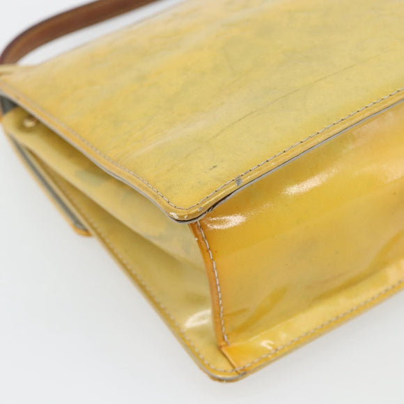 LOUIS VUITTON Monogram Vernis Spring Street Handtas Gris M91029 LV Auth 182858