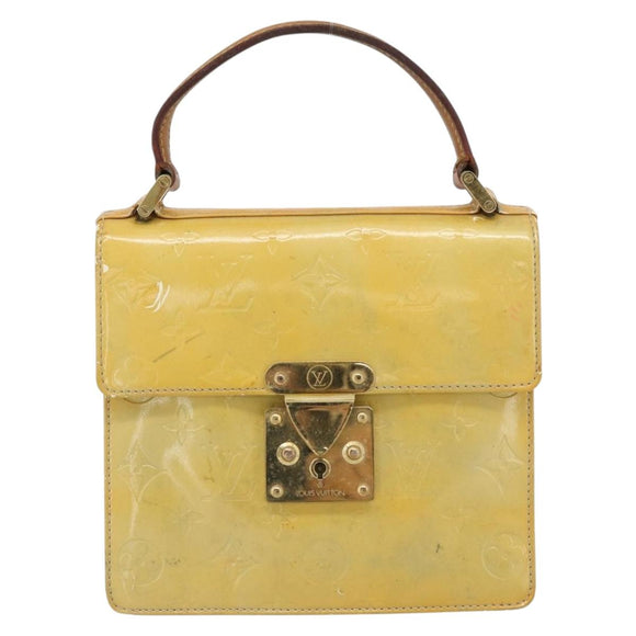 LOUIS VUITTON Monogram Vernis Spring Street Handtas Gris M91029 LV Auth 182858