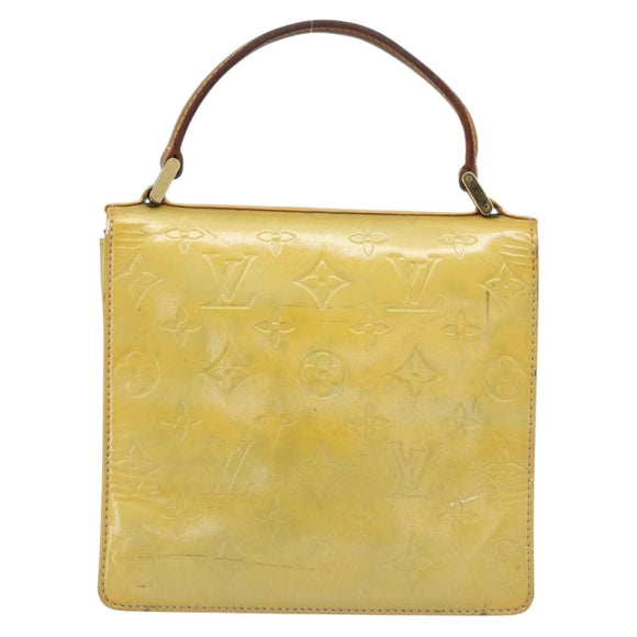 LOUIS VUITTON Monogram Vernis Spring Street Handtas Gris M91029 LV Auth 182858