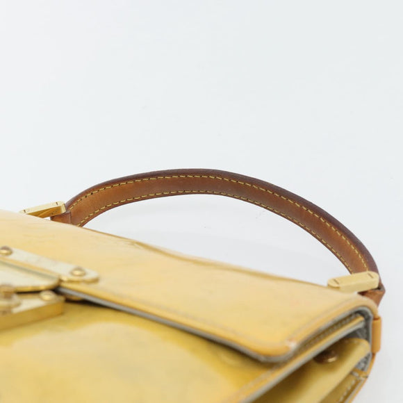 LOUIS VUITTON Monogram Vernis Spring Street Handtas Gris M91029 LV Auth 182858
